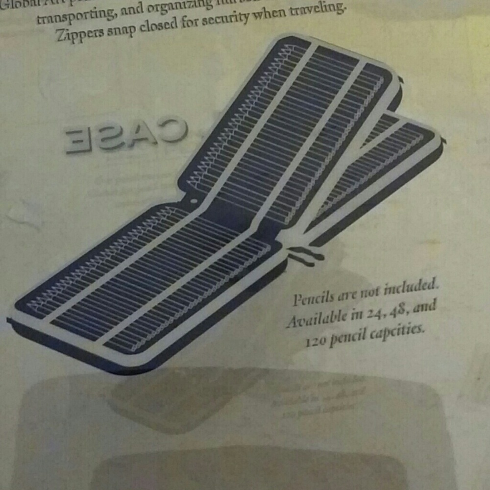 Global Art PENCIL CASE. 120 pencil capacities. - Picture 3 of 3